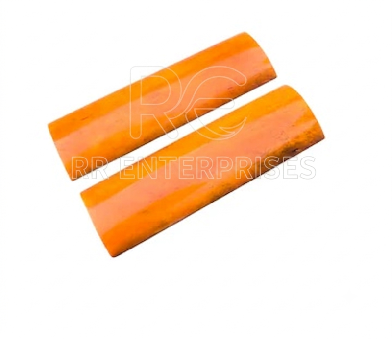 Amber Orange Bone Knife Scales